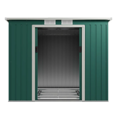 Záhradný domček na náradie, 213 x 130 x 173 cm, tmavozelený