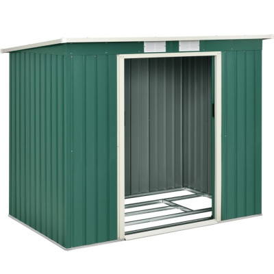 Záhradný domček na náradie, 213 x 130 x 173 cm, tmavozelený