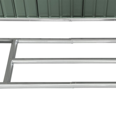 Záhradný domček na náradie, 213 x 130 x 173 cm, tmavozelený