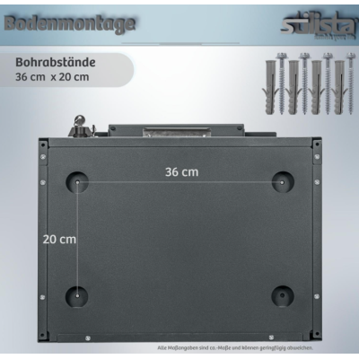 Poštová schránka STILISTA, 120 x 50 x 38 cm