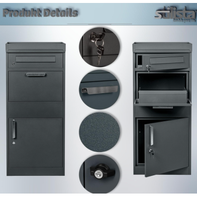 Poštová schránka STILISTA, 120 x 50 x 38 cm