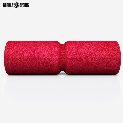 Gorilla Sports Masážny penový valec 38 x 13 cm, červený