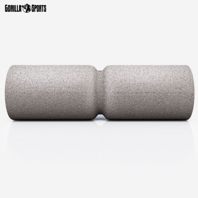 Gorilla Sports Masážny penový valec 38 x 13 cm, sivý