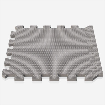 Gorilla Sports Sada ochranných podložiek, sivá, 18 ks