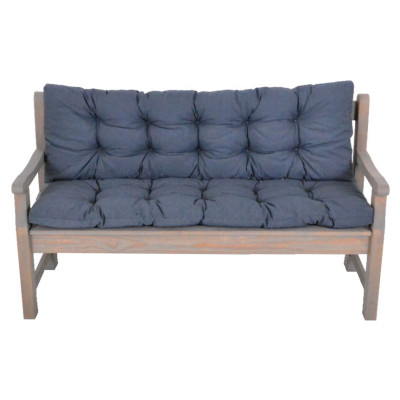 Podložka pod lavicu PREMIUM 180 x 45 cm, tmavosivá