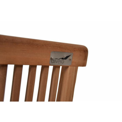 Diver záhradný skladací nábytok z tíkového dreva Garth