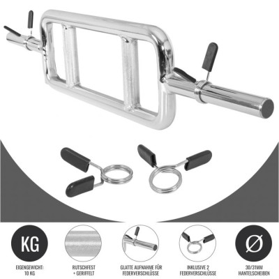 Gorilla Sports Univerzálna tyč, 30/31 mm, pružinové zámky