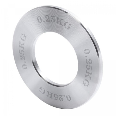 Gorilla Sports Sada záťažových dosiek, 50/51 mm, chróm, 5 kg