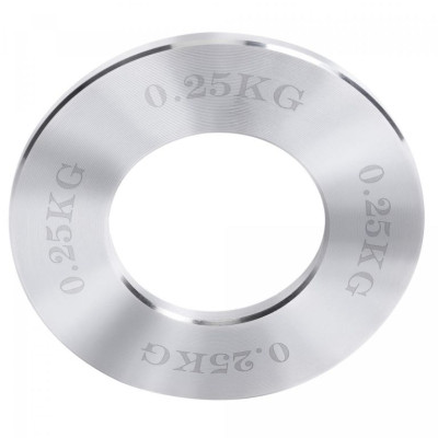 Gorilla Sports Sada záťažových dosiek, 50/51 mm, chróm, 5 kg