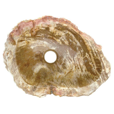 DIVERO umývadlo z prírodného kameňa FOSSIL- malé