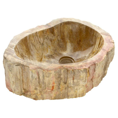 DIVERO umývadlo z prírodného kameňa FOSSIL- malé