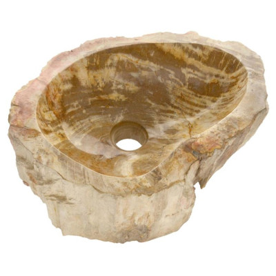DIVERO umývadlo z prírodného kameňa FOSSIL- malé
