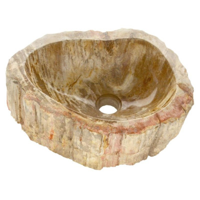 DIVERO umývadlo z prírodného kameňa FOSSIL- malé