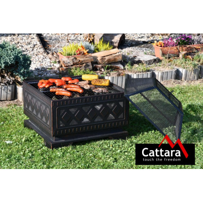 CATTARA Ohnisko s poklopom 63,5 x 62 cm
