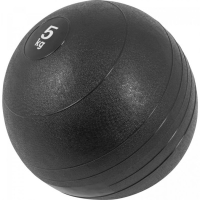 Gorilla Sports Sada slamball medicinbalov, čierna, 6 ks, 60 kg