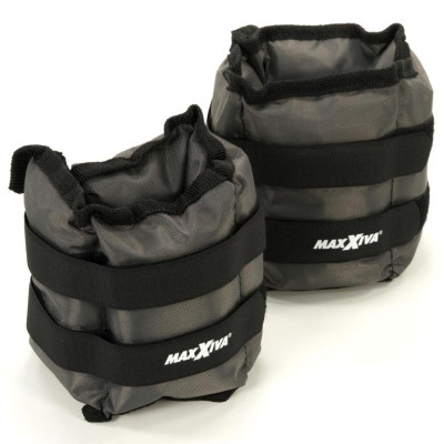 MAXXIVA záťažové manžety, 2 x 1,5 kg, šedá