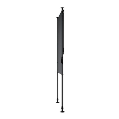 Zvislá markíza na balkón 120 x 228-316 cm, UV ochrana, sivá