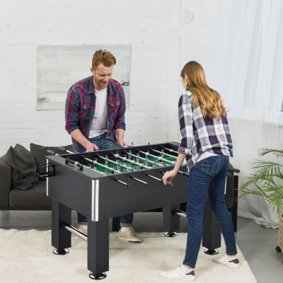 Stolný futbal 139 x 72 x 88 cm, čierny