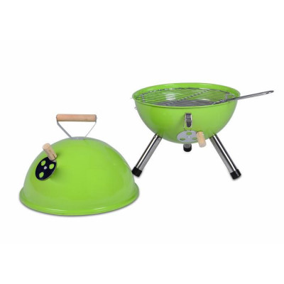Záhradný vonkajší Mini BBQ gril zelený