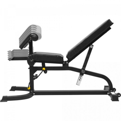 GORILLA SPORTS Nastaviteľná lavica s opierkou na bicepsy