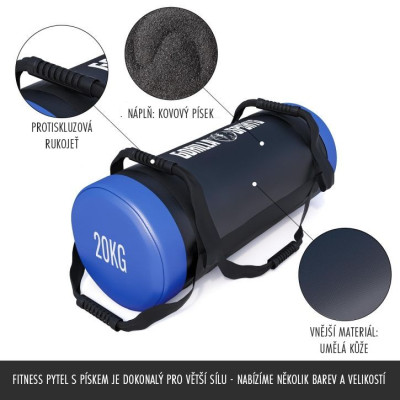 Gorilla Sports Fitness vrece s pieskom, 20 kg