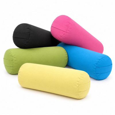 Bolster na jogu valec, zelený, 60 × 20 cm