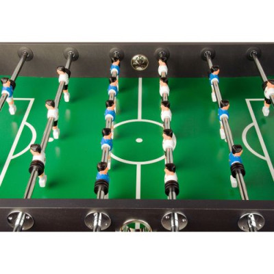 Profesionálny stolný futbal Leeds, 140 x 73 x 87 cm, čierny
