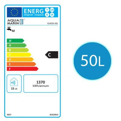 Elektrický zásobník na horúcu vodu 50 l, biely