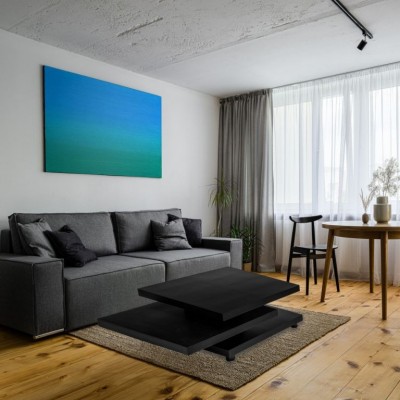 Stilista konferenčný stolík, 60 x 60 cm, čierny Stilista konferenčný stolík, 60 x 60 cm, čierny