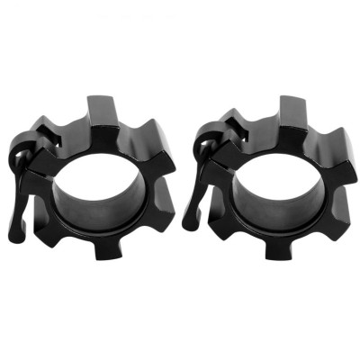 Gorilla Sports Rýchloupínacie uzávery 50-51 mm, 2 ks, čierna