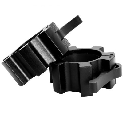 Gorilla Sports Rýchloupínacie uzávery 50-51 mm, 2 ks, čierna
