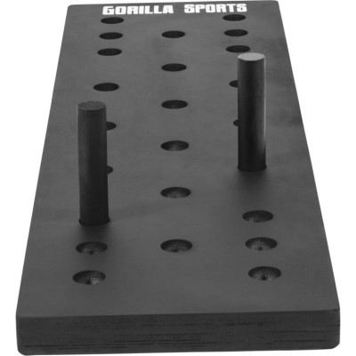 Gorilla Sports Tréningová doska na lezenie, čierna