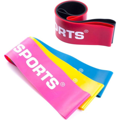 ScSPORTS odporová guma, odpor 15,8 kg, modrá