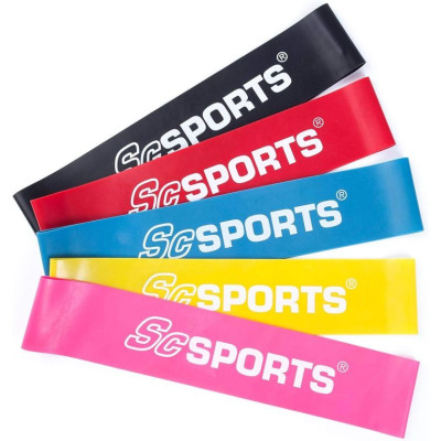 ScSPORTS odporová guma, odpor 15,8 kg, modrá
