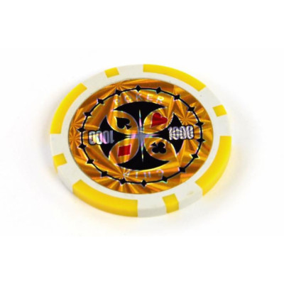 Kusový žetón design Ultimate hodnota 1000 - 50 ks