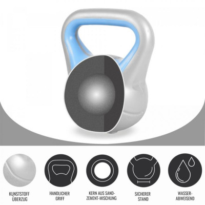 Gorilla Sports Stojan s kettlebellmi, 113 kg
