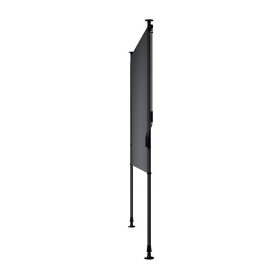 Zvislá markíza na balkón 200 x 228-316 cm, UV ochrana, sivá