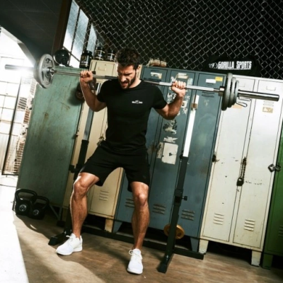 Gorilla Sports Sada liatinových kotúčov 30 kg, 2 x 5, 2 x 10