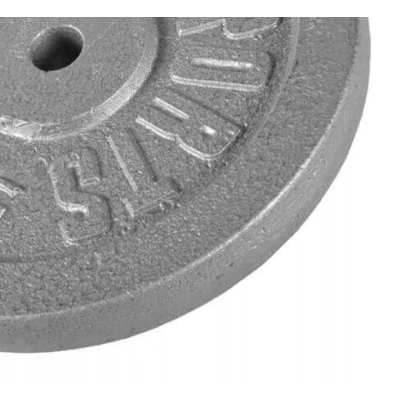 Gorilla Sports Sada liatinových kotúčov 30 kg, 2 x 5, 2 x 10