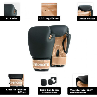 Boxovací set ScSPORTS® s boxovacím vrecom a príslušenstvom