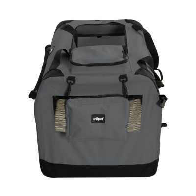Leopet Prepravný box pre psov S 49,5 x 34,5 x 35 cm antracit