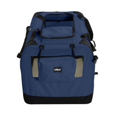 Leopet Prepravný box pre psov S, 49,5 x 34,5 x 35 cm, modrý