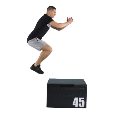 Gorilla Sports Jump Box čierny, 45 cm