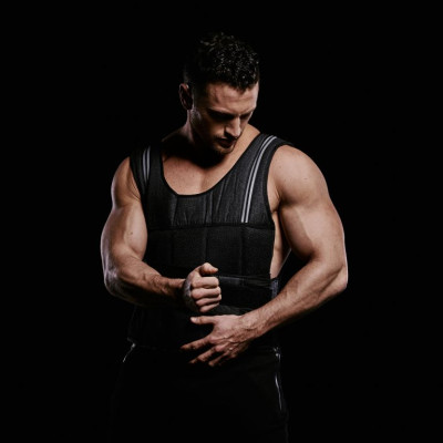Gorilla Sports Záťažová vesta na suchý zips, 10 kg