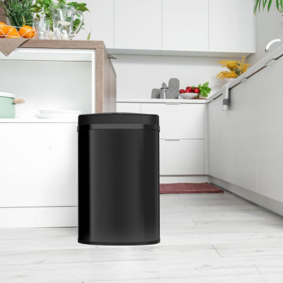 Automatický bezdotykový odpadkový kôš 50 l – čierny