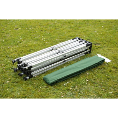 Záhradný párty stan 3 x 6 PROFI - nožnicový - zelený