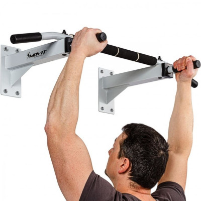 MOVIT Nástenná hrazda polstrovaná, čierna