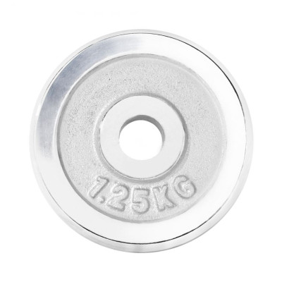 Gorilla Sports Záťažový kotúč, chrómovaný, 1,25 kg