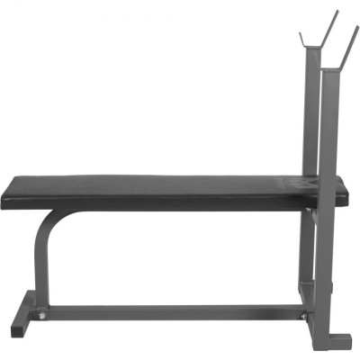 Gorilla Sports Bench Press lavička s držiakom, 101 x 50 cm