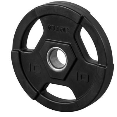 Gorilla Sports Záťažový kotúč, plast, 10 kg
